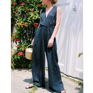 Ulla Johnson navy Tallis Jumpsuit $395